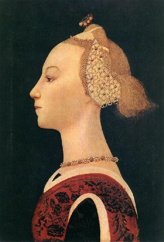 UCCELLO, Paolo Portrait of a Lady at France oil painting art